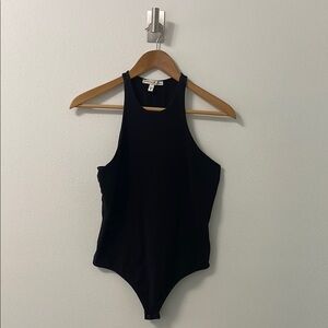 Black Sleeveless Bodysuit